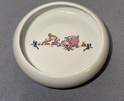 süsser Kinderteller mit Tiermotiv, Vintage, L`thal Porzellan